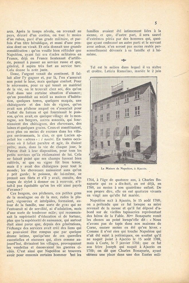 Université des Annales Le petit Corse 1911 page 5