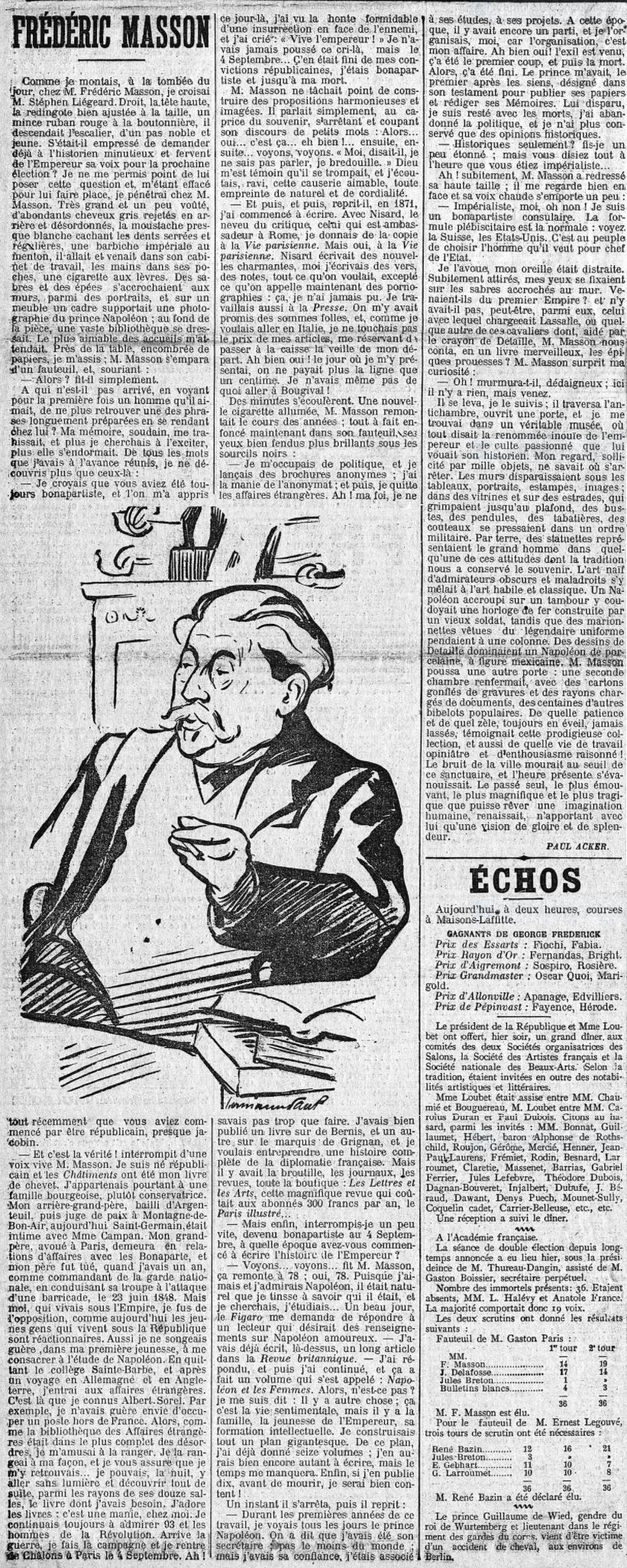 L'Echo de Paris 19 juin 1903